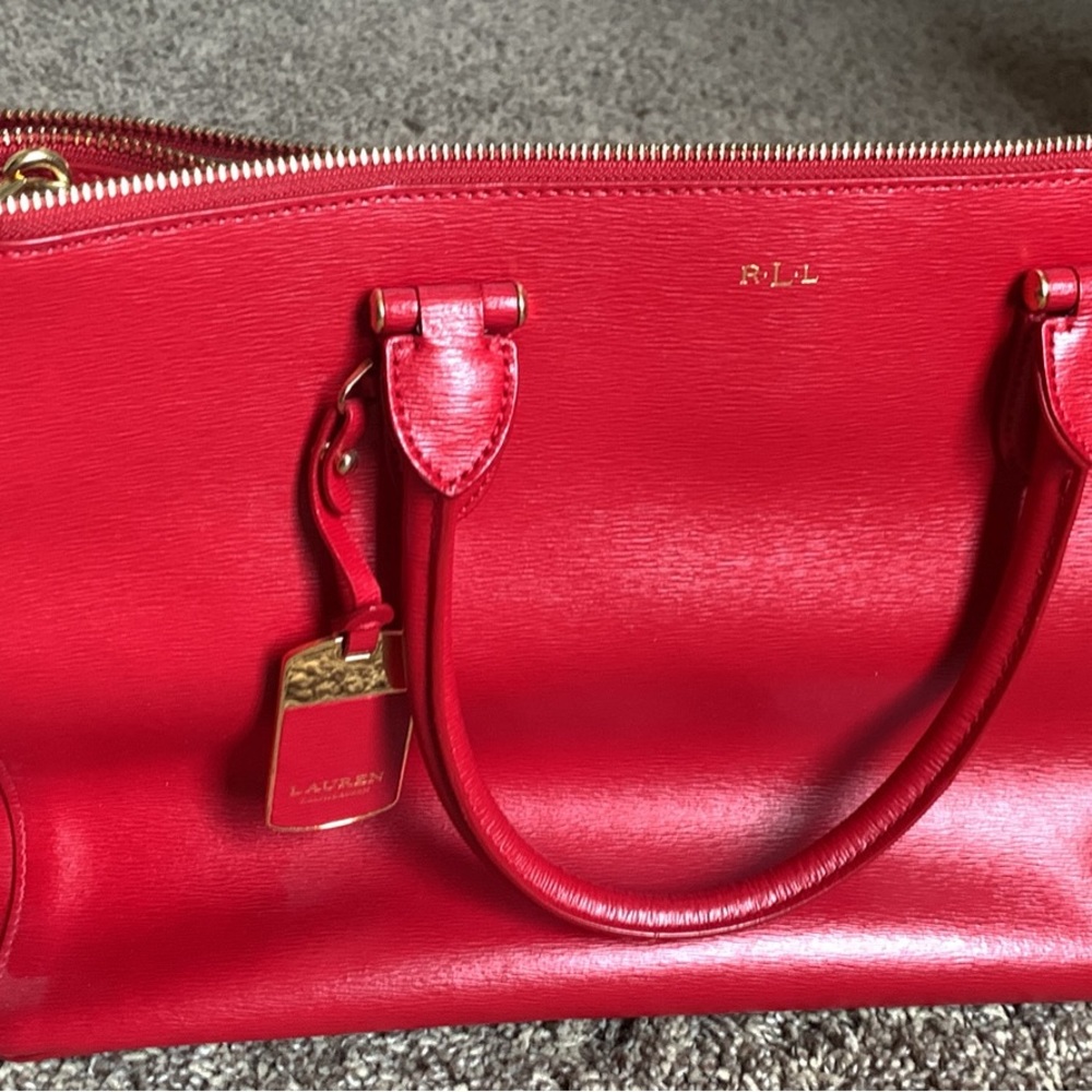 Red Ralph Lauren purse